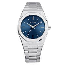 Bestwin watch Silver & Blue dial